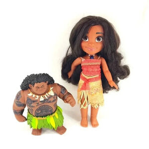 Moana Disney's Singing and  Maui DOLLS